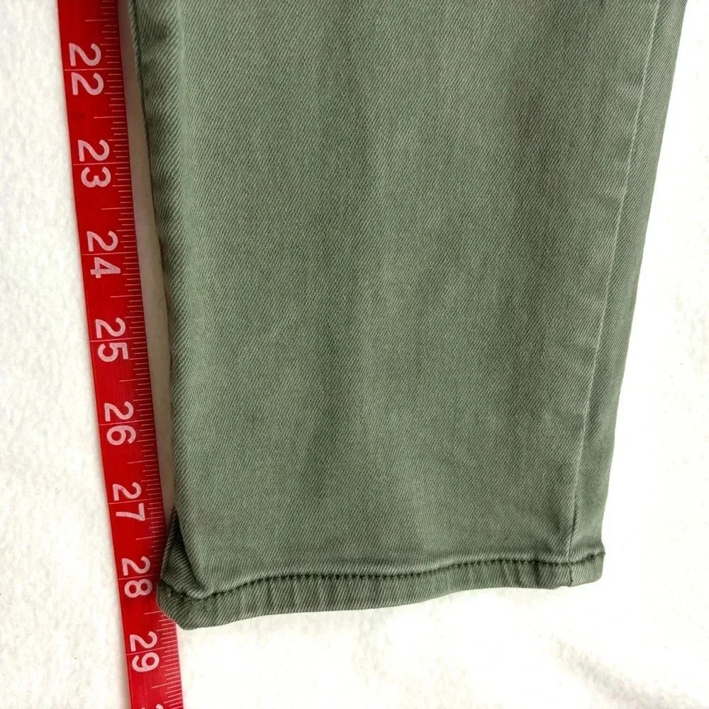 Seven7 Green Military Utility Ankle Stretch Midrise Ankle Skinny Pants Size 16 - Picture 11 of 15